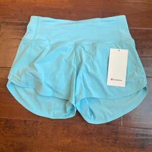 NWT Lululemon Speed Up HR Short 4” Lined Size 6
